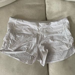 lululemon running shorts. size 6.